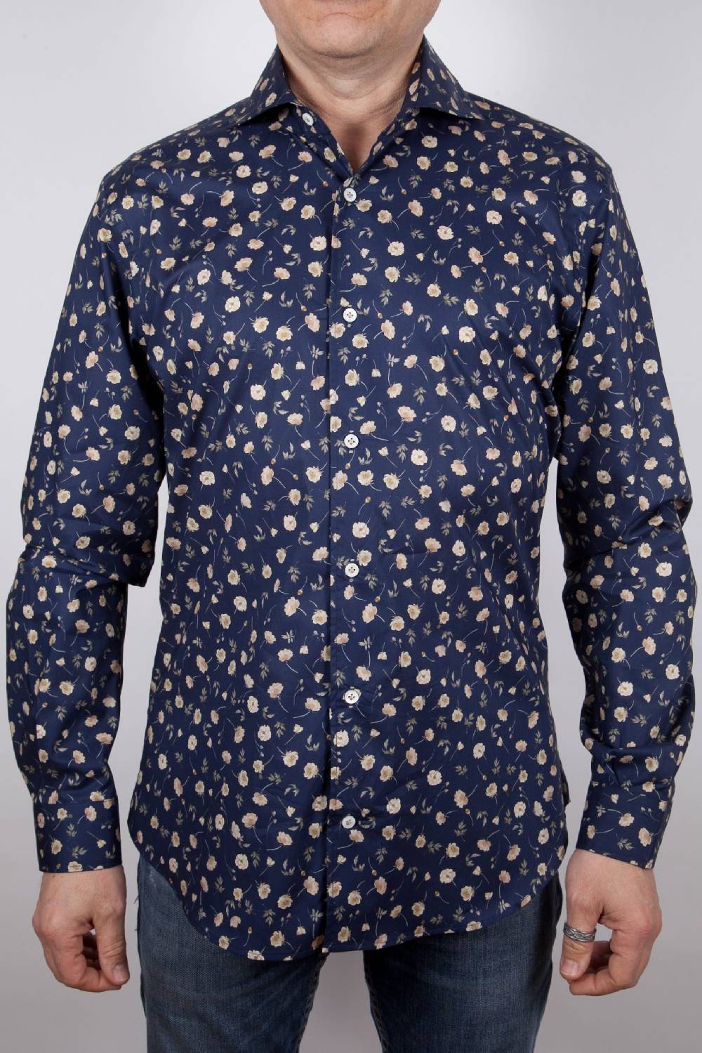 Poggianti Camicia con stampa FIRENZE-31F-521-03 Promozione