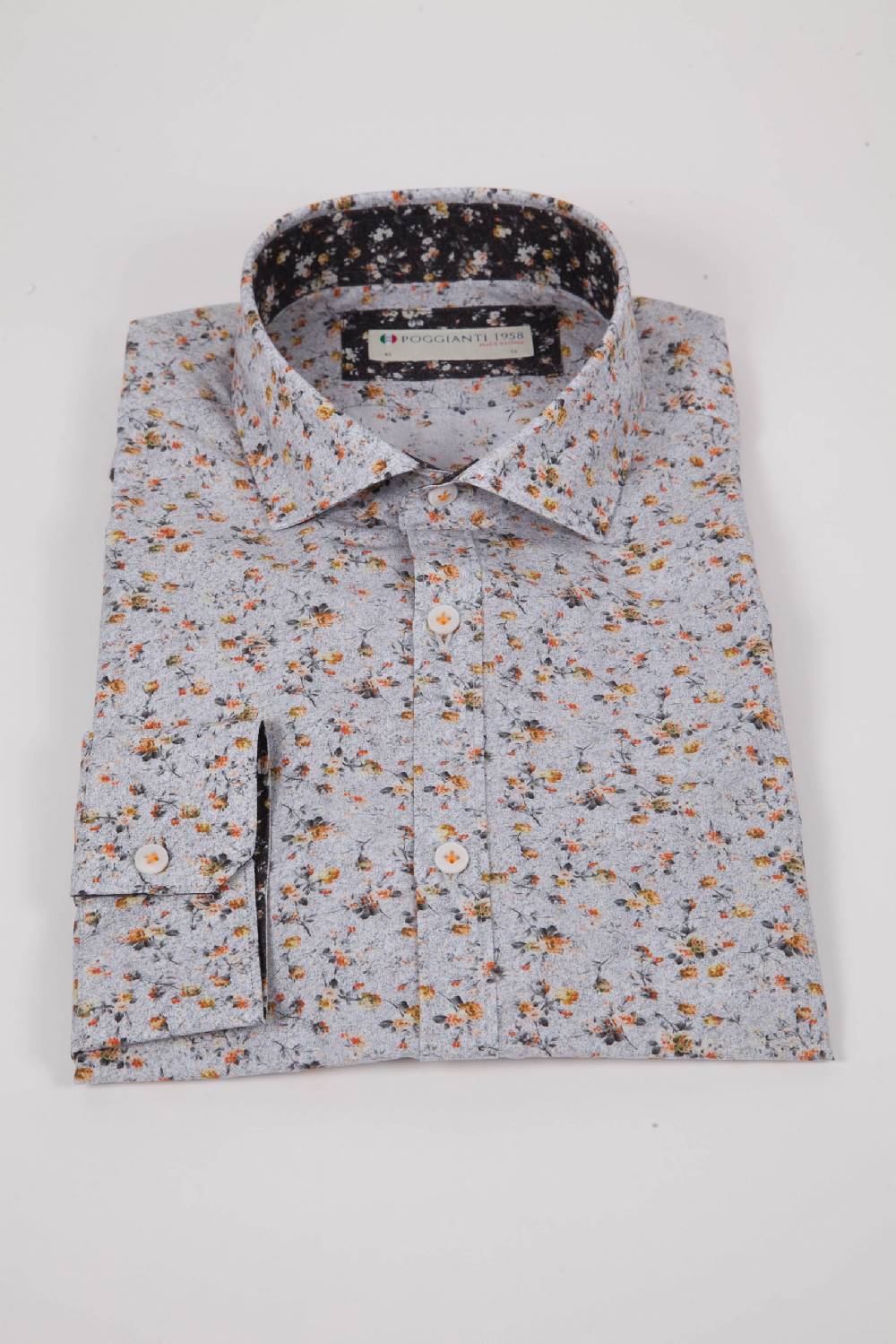 Poggianti Camicia con stampa PRACCHIA-62M-513-03