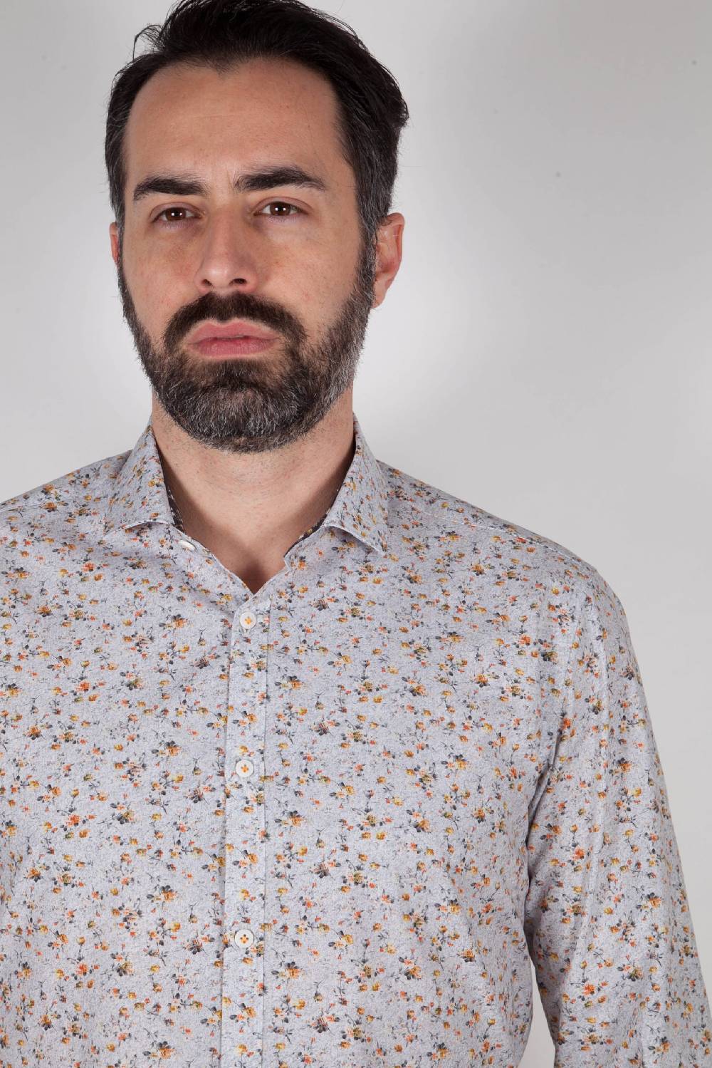 Poggianti Camicia con stampa PRACCHIA-62M-513-03 Soddisfazione Garantita