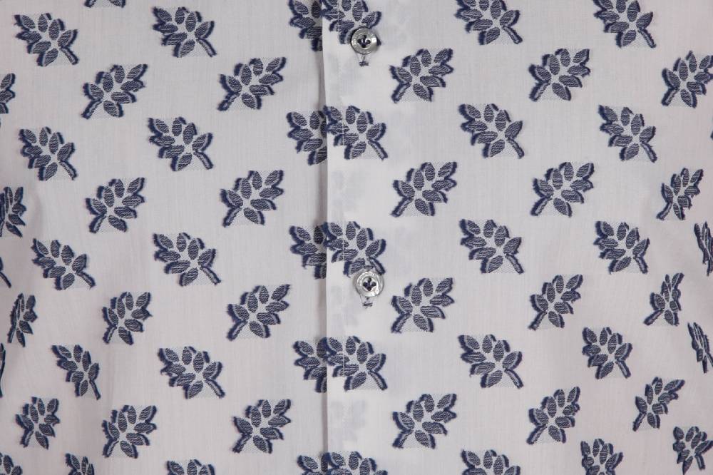 Poggianti Camicia Fil Coupe Collo Italiano FIRENZE-61-507-01 Qualità Garantita