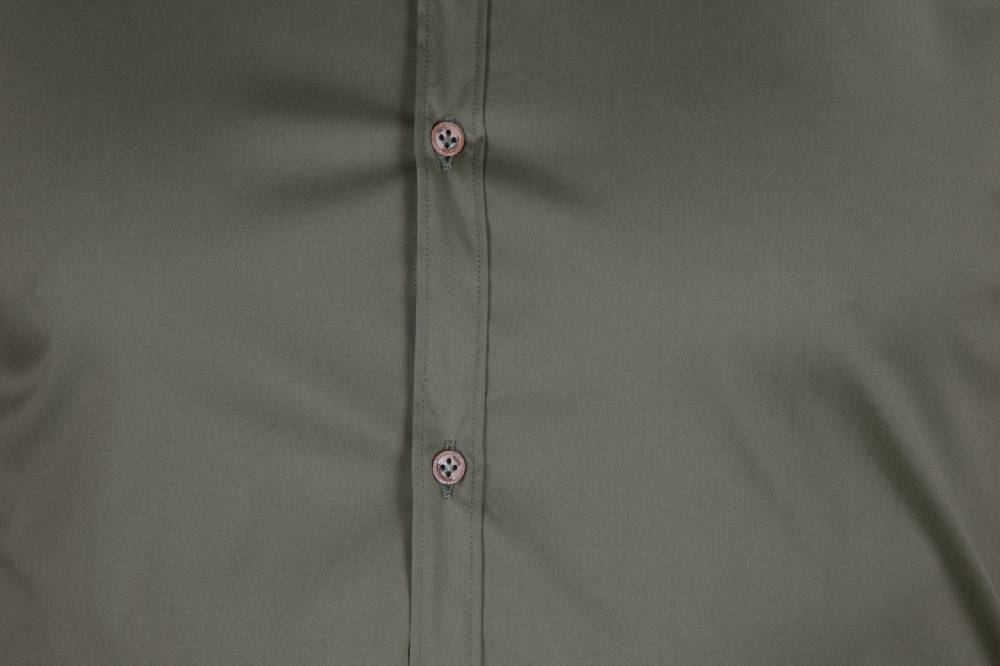Poggianti Camicia Stretch Collo francese tinta unita PRACCHIA-62M-500-03 Negozi Online