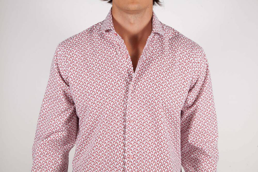 Poggianti Camicia Fantasia Collo francese 317-02 Promozione Limitata