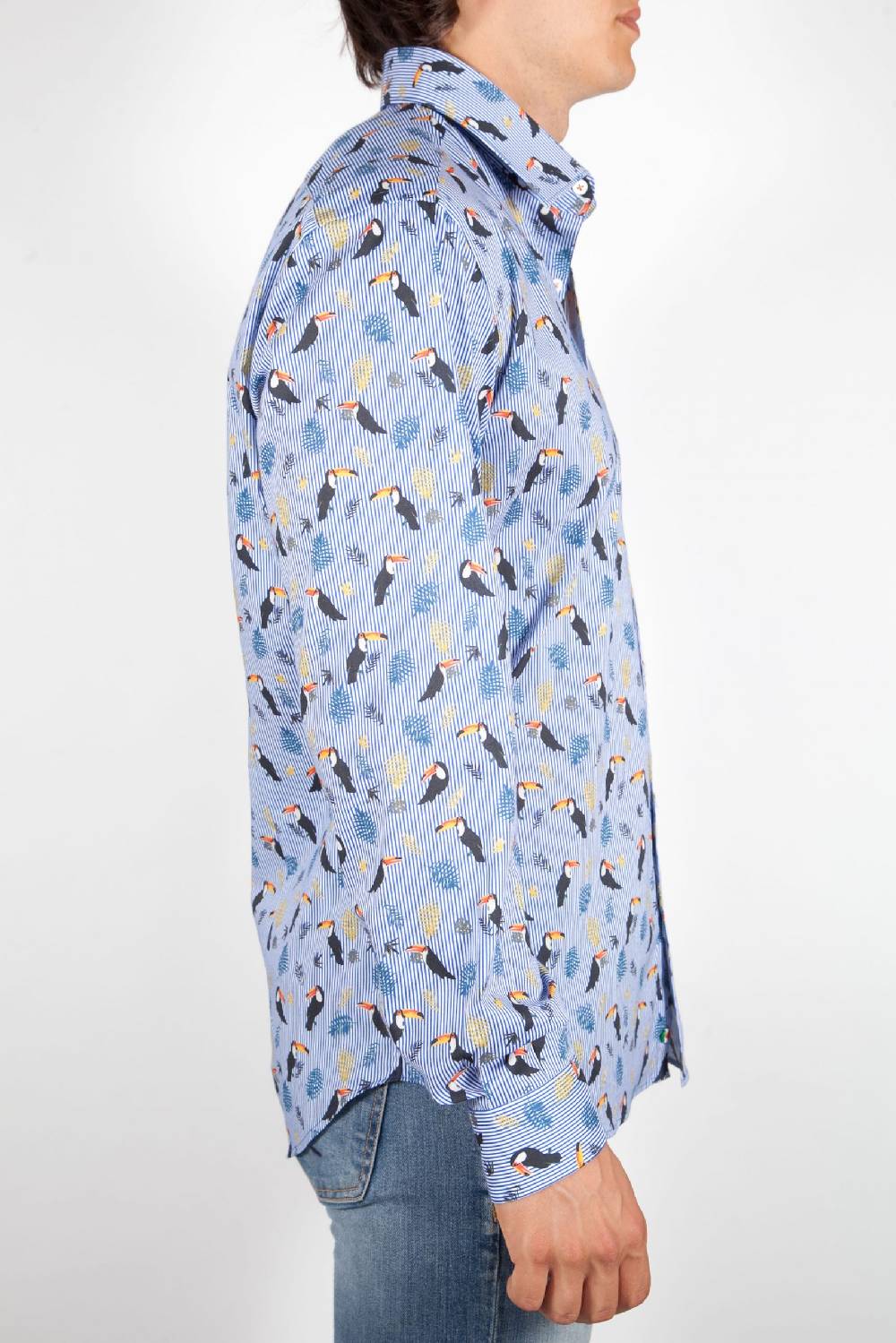 Poggianti Camicia Fantasia Collo Italiano 330-02 Shopping Online