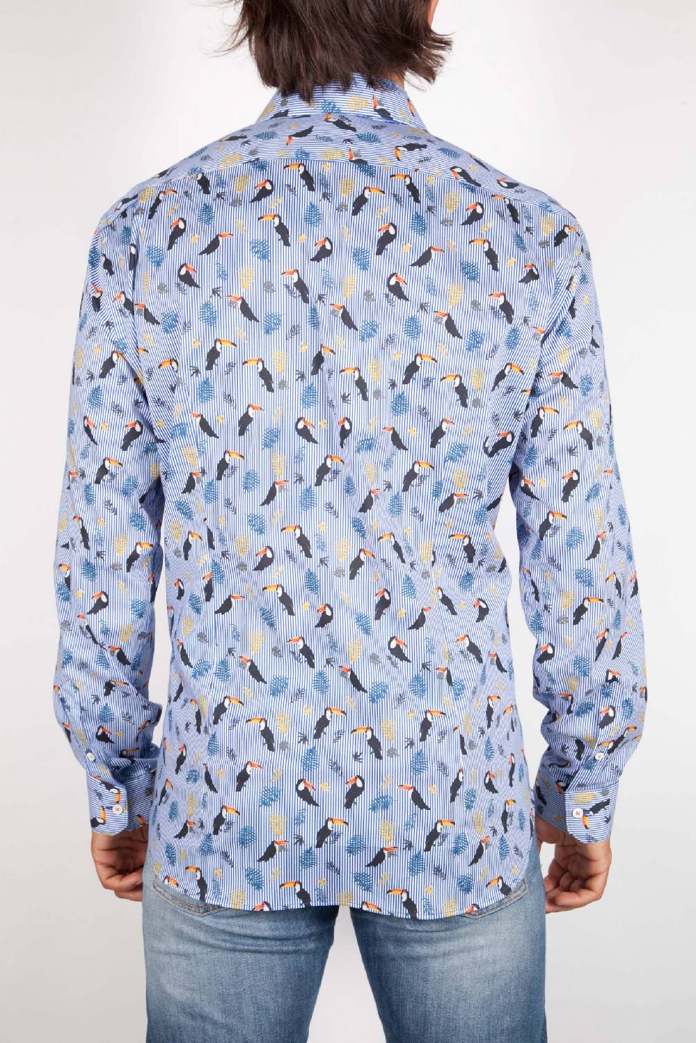 Poggianti Camicia Fantasia Collo Italiano 330-02 Shopping Online