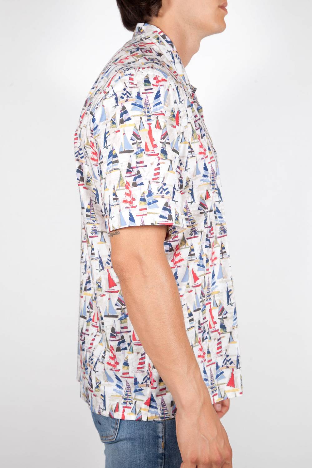 Poggianti Camicia Fantasia Manica corta 346-01 Affare Del Giorno
