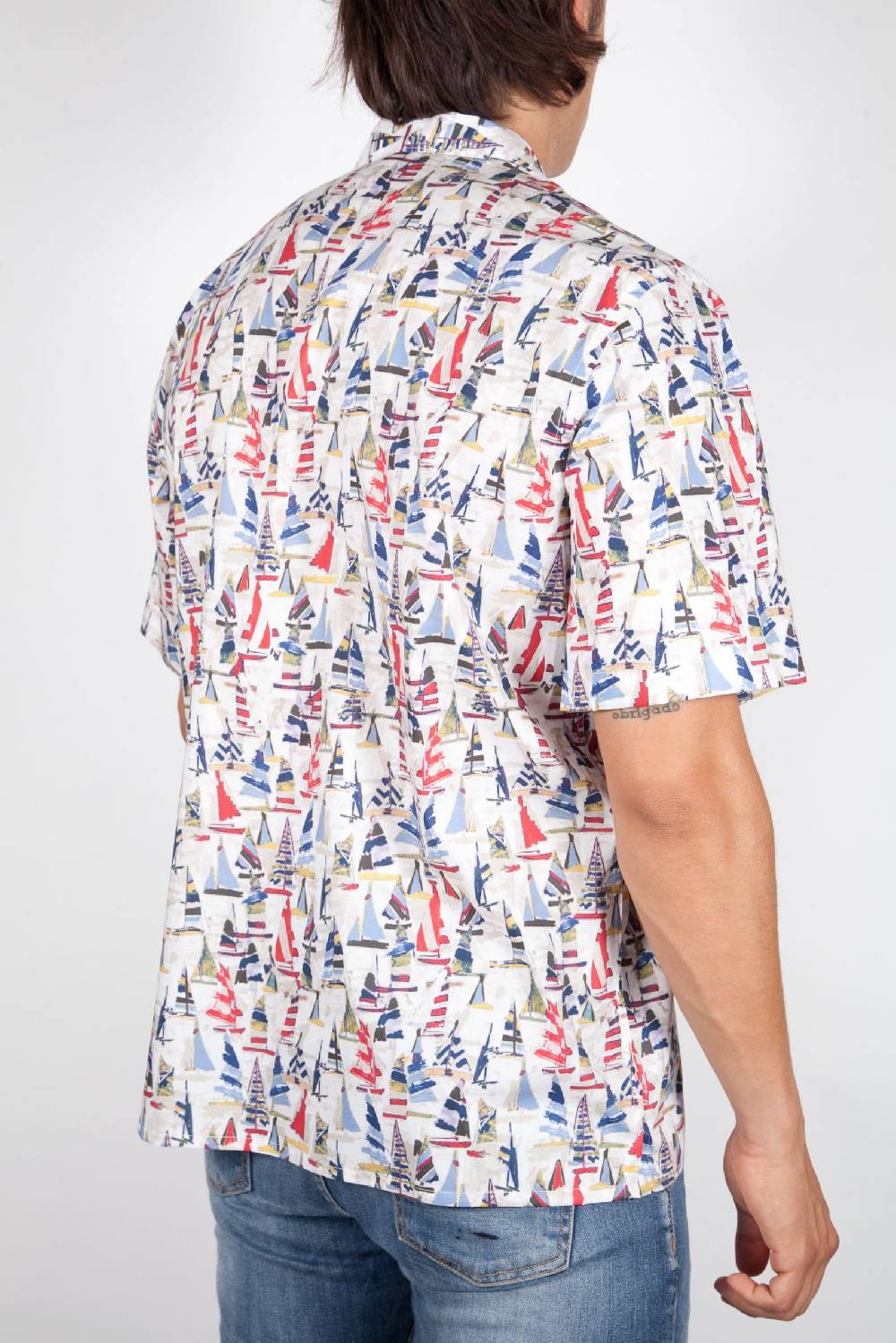 Poggianti Camicia Fantasia Manica corta 346-01 Affare Del Giorno