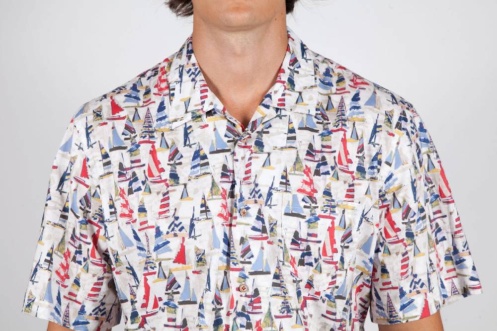 Poggianti Camicia Fantasia Manica corta 346-01 Affare Del Giorno