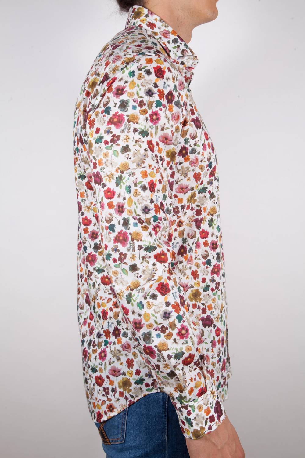 Poggianti Camicia Fantasia Collo Morbido Multicolor Vendite Flash