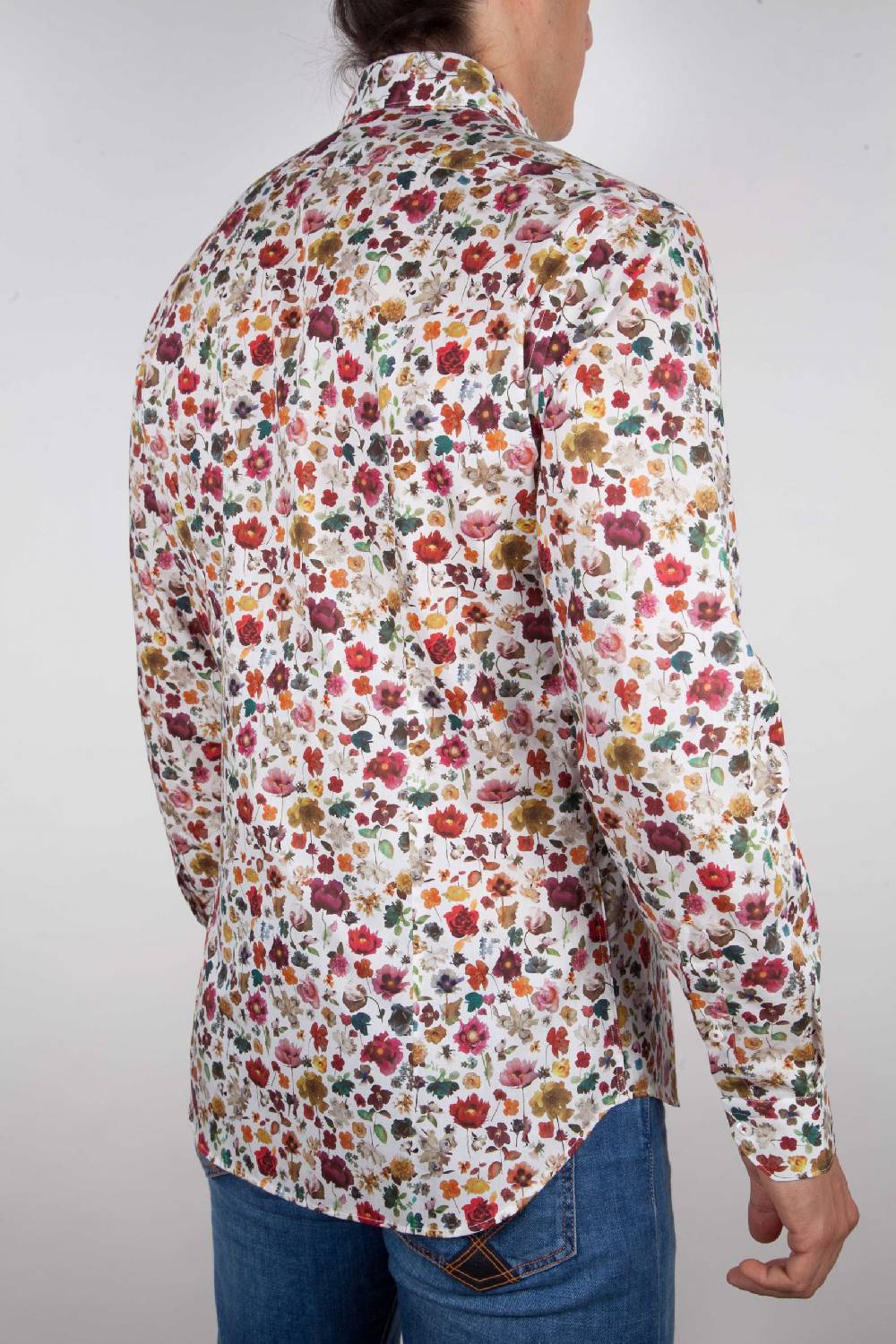 Poggianti Camicia Fantasia Collo Morbido Multicolor Vendite Flash