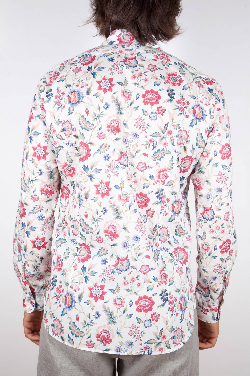 Poggianti Camicia Fantasia Collo Morbido Multicolor Negozio