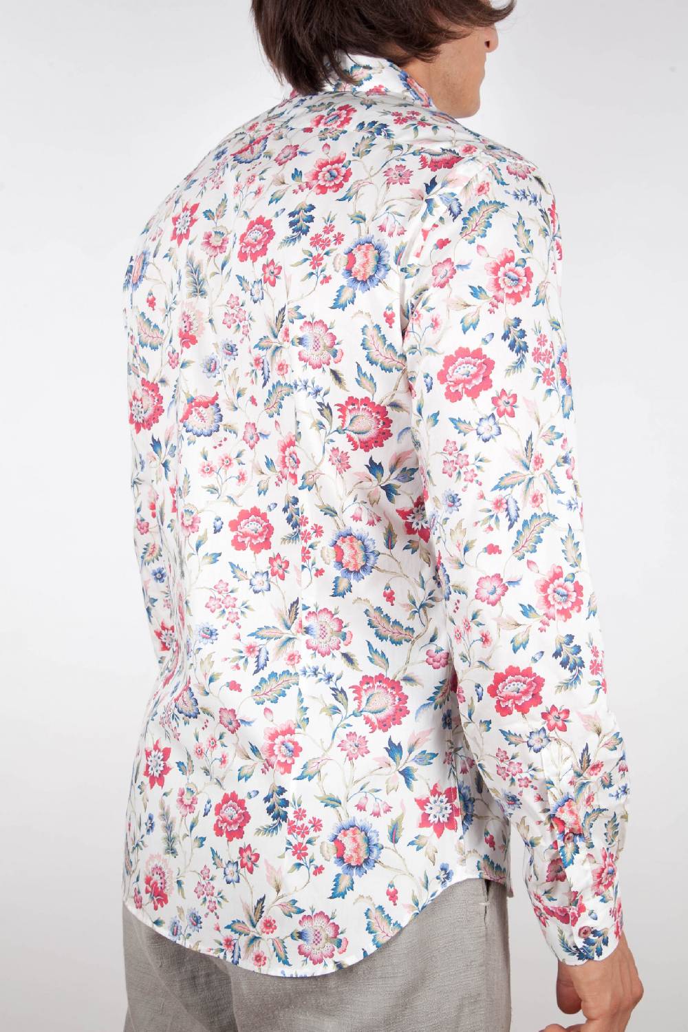 Poggianti Camicia Fantasia Collo Morbido Multicolor Negozio
