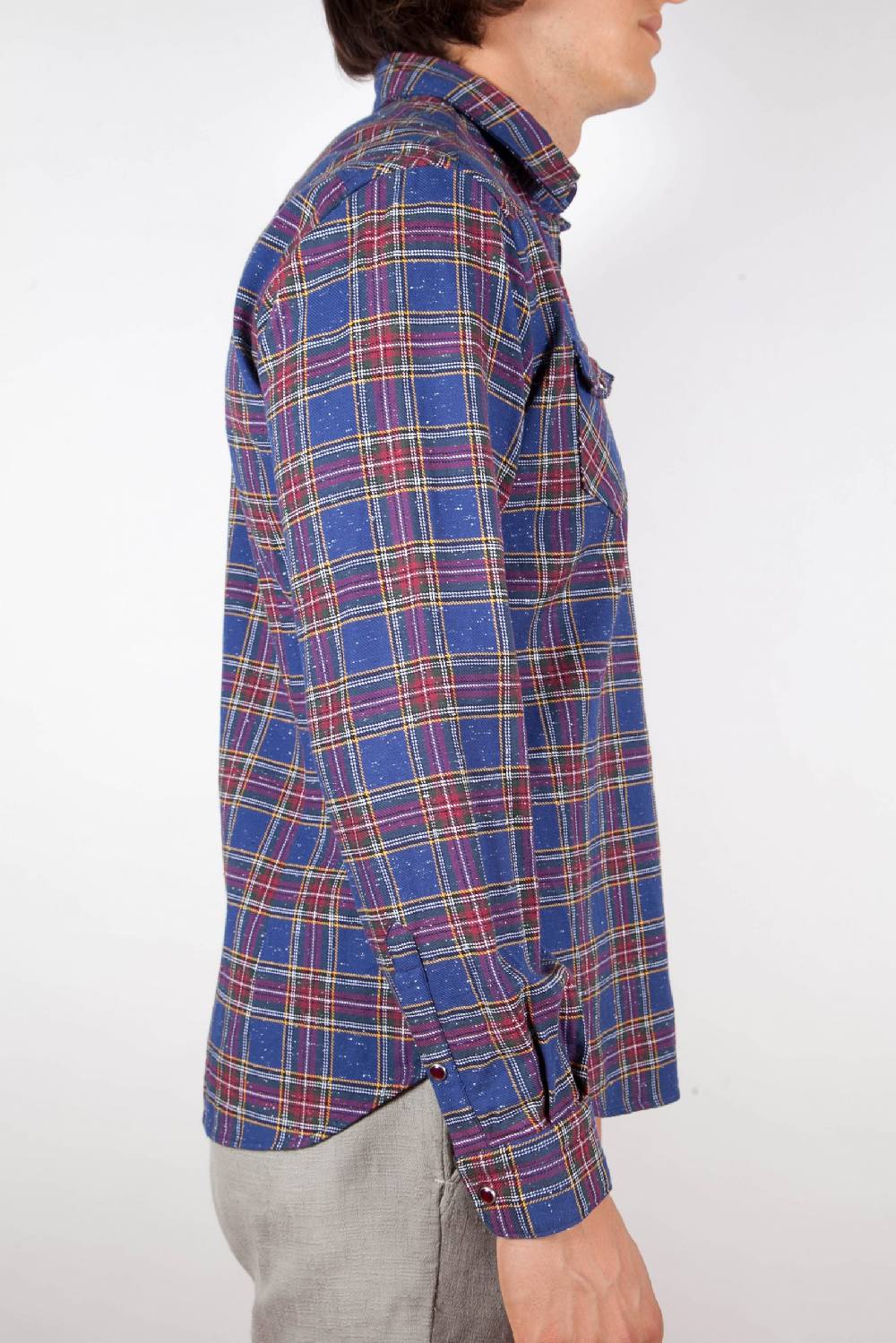 Poggianti Camicia Quadri In Linea