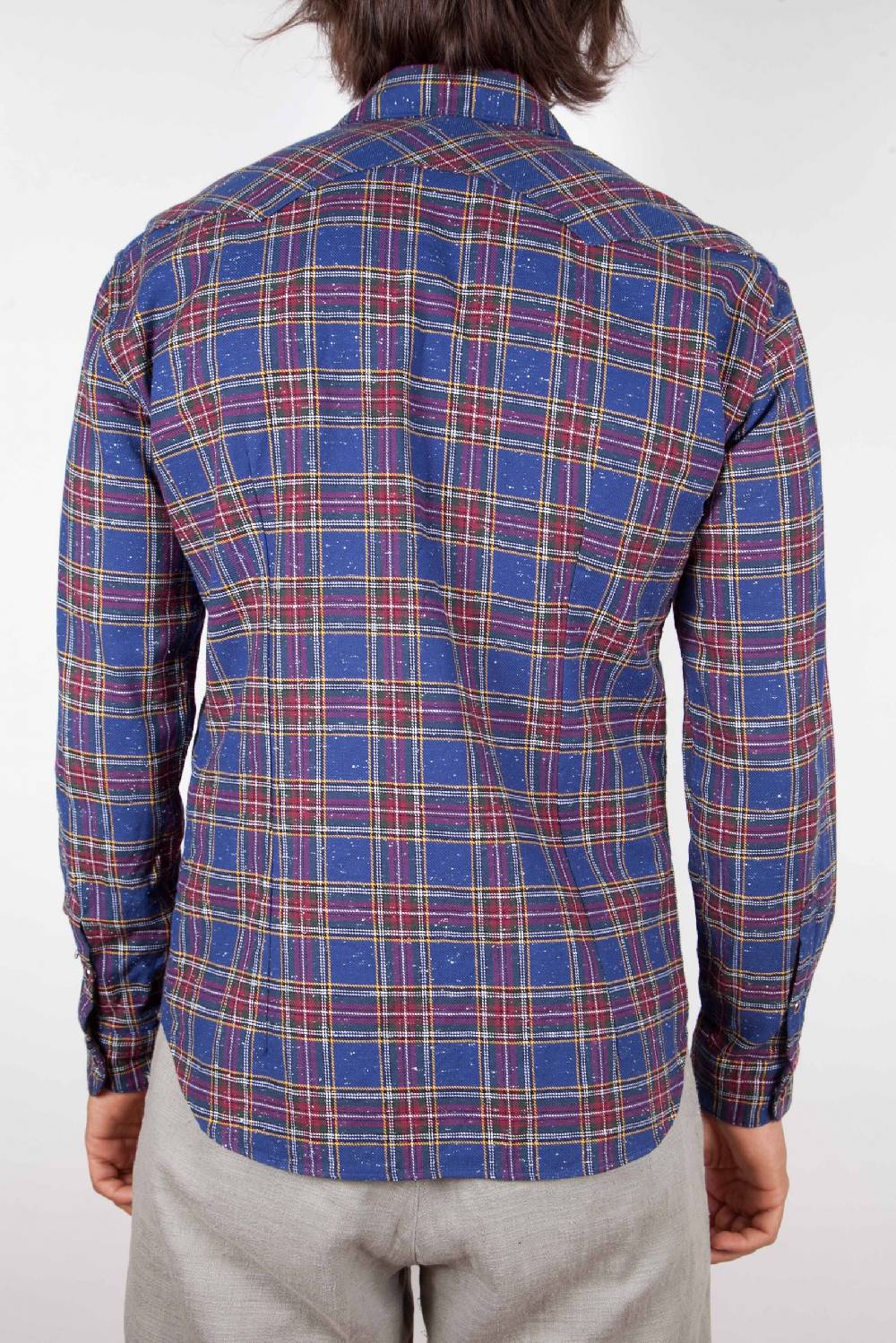 Poggianti Camicia Quadri In Linea