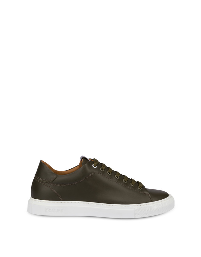 Pollini Sneakers In Vitello Tennis Club Militare