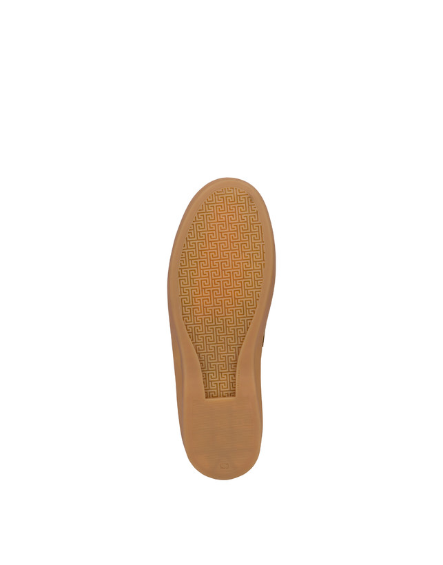 Pollini Mocassini In Nabuk Idro Hunter Cammello/cuoio Nuovo