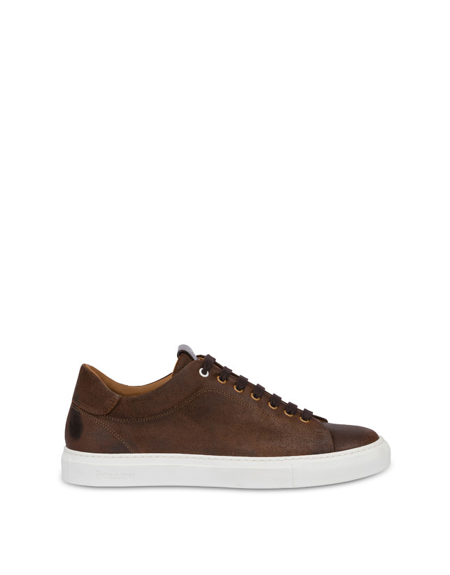 Pollini Sneakers In Crosta Tennis Club T.moro