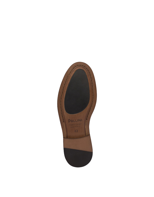 Pollini Oxford In Vitello Abrasivato 1920 Nero Negozi Online