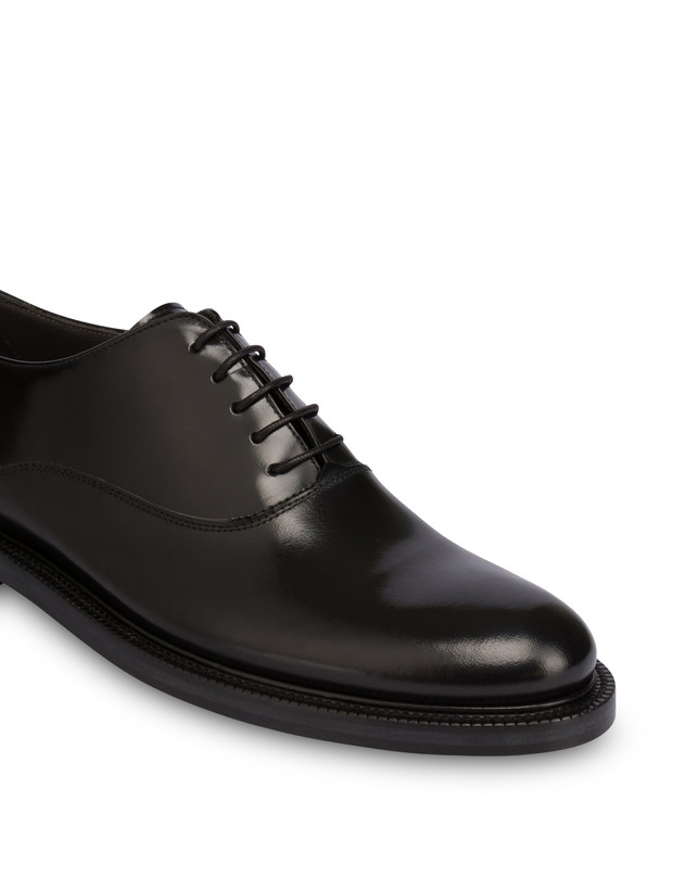 Pollini Oxford In Vitello Abrasivato 1920 Nero Negozi Online