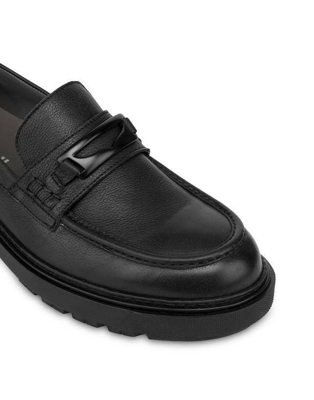 Pollini Mocassini In Vitello Kent Nero Shopping Online