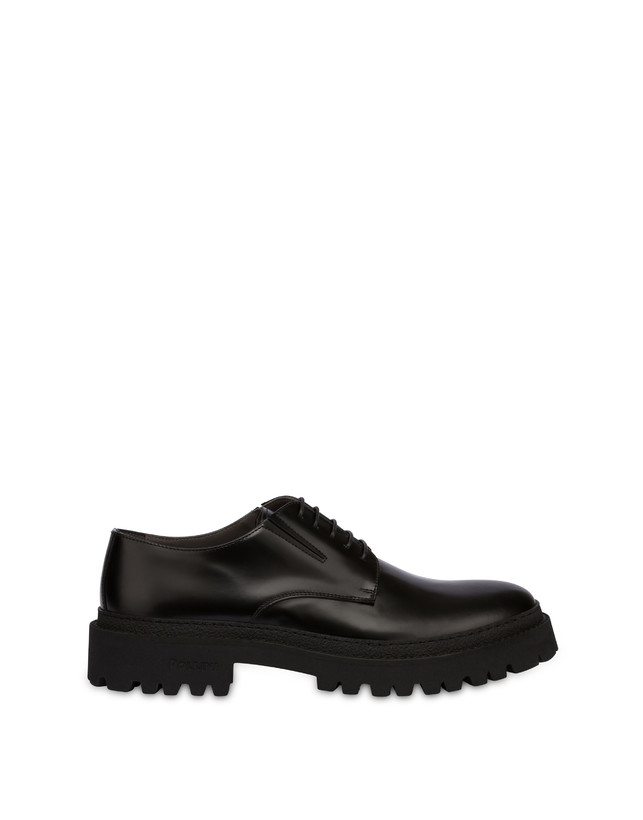 Pollini Derby In Vitello Abrasivato Royal Nero