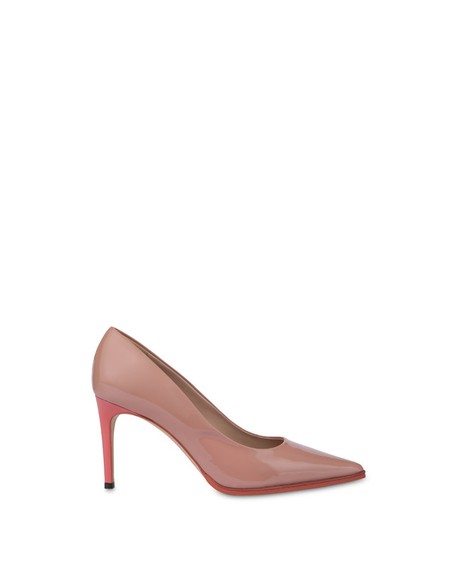 Pollini Décolleté In Vernice Attitude Nude/cannella