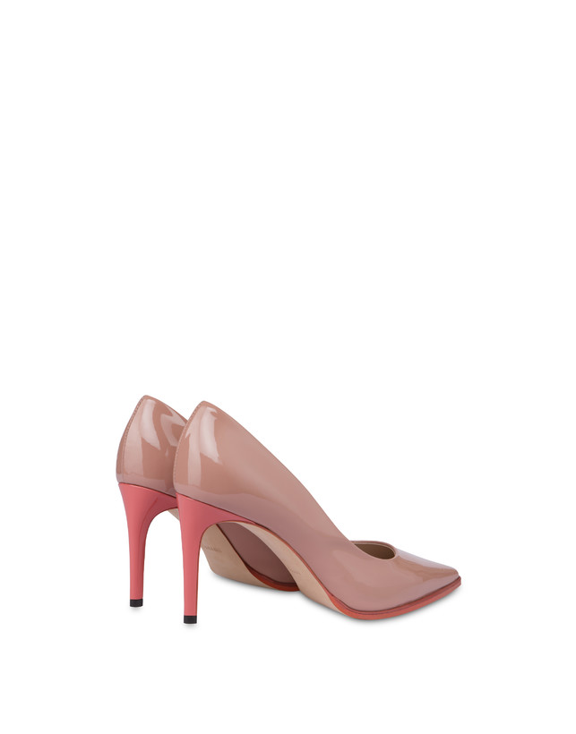 Pollini Décolleté In Vernice Attitude Nude/cannella Economico