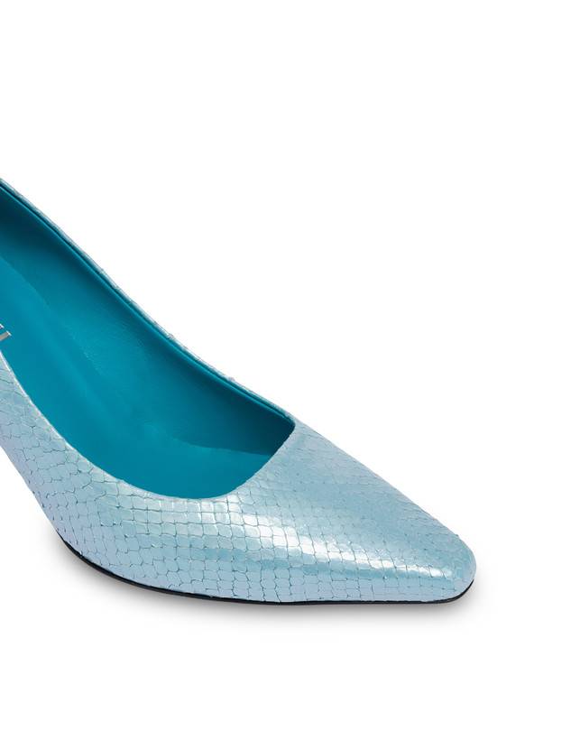 Pollini Décolleté Con Stampa Pitone Iridescente Cote D'azur Pool Outlet