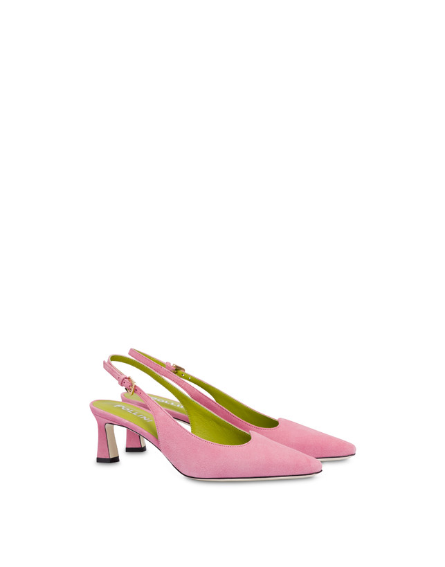 Pollini Slingback In Camoscio Wave Peonia I Più Venduti