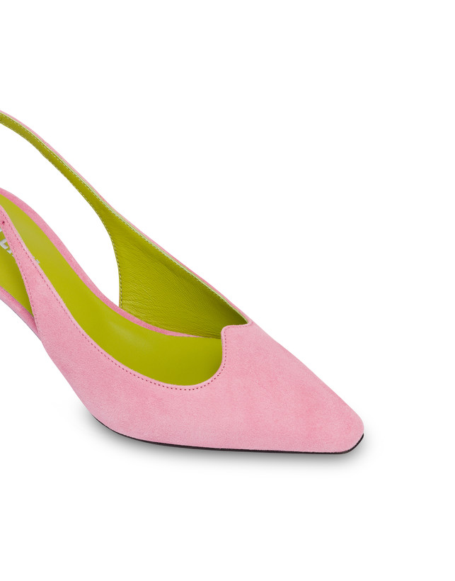 Pollini Slingback In Camoscio Wave Peonia I Più Venduti