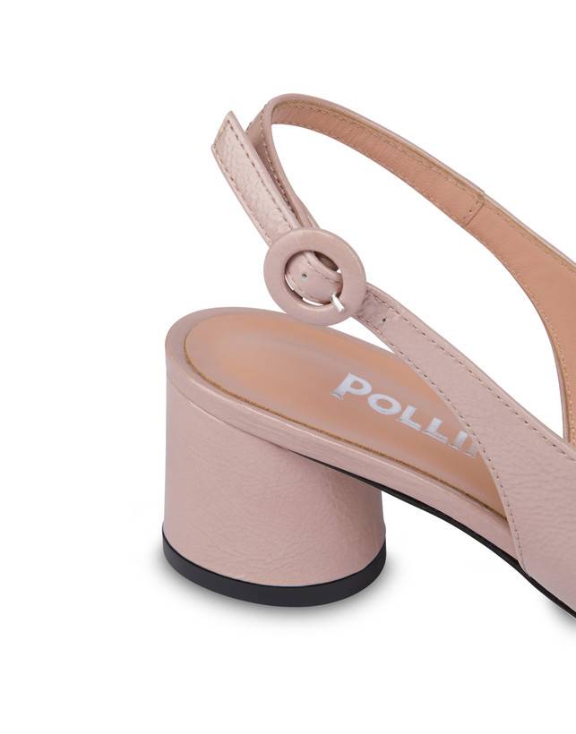 Pollini Slingback In Naplak Corinto Nude Vendite Flash