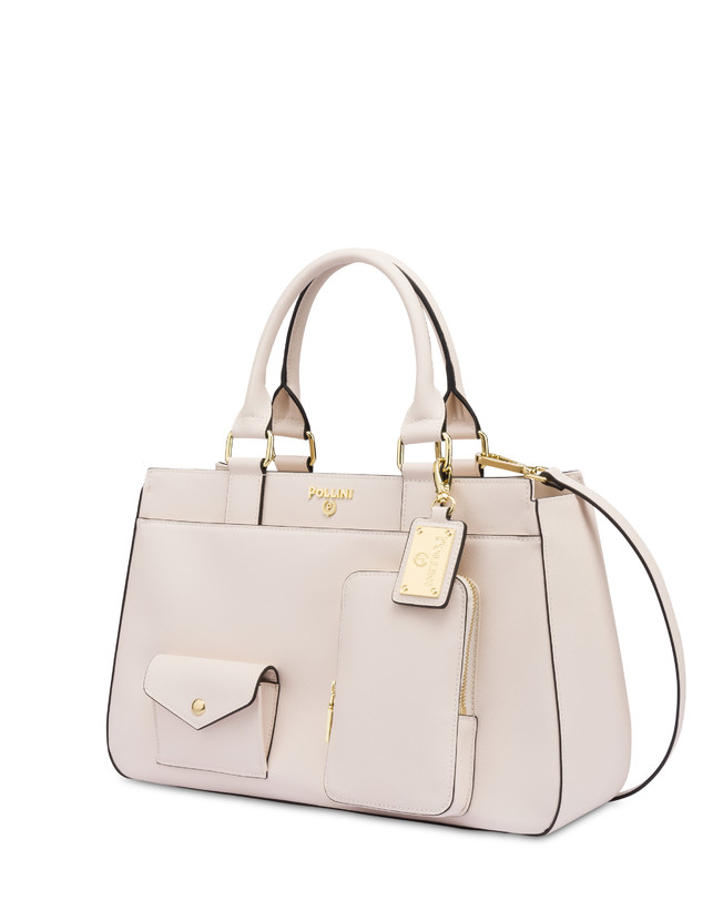 Pollini Borsa Doppio Manico Eclectic Avorio Soddisfazione Garantita