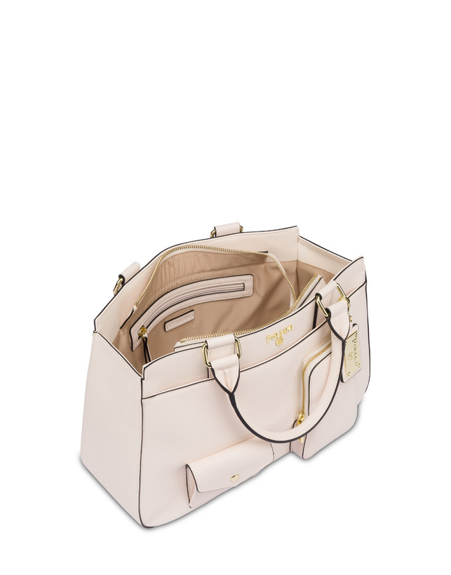 Pollini Borsa Doppio Manico Eclectic Avorio Soddisfazione Garantita