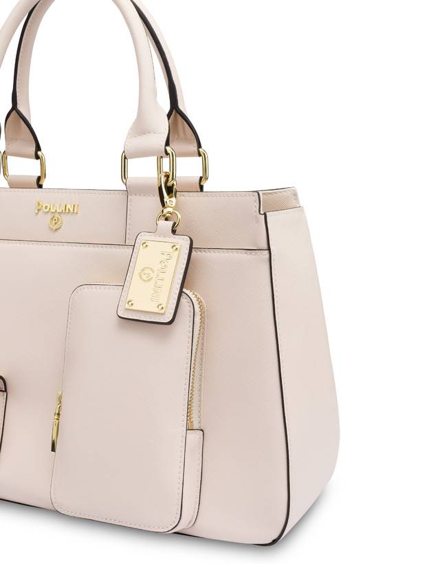 Pollini Borsa Doppio Manico Eclectic Avorio Soddisfazione Garantita