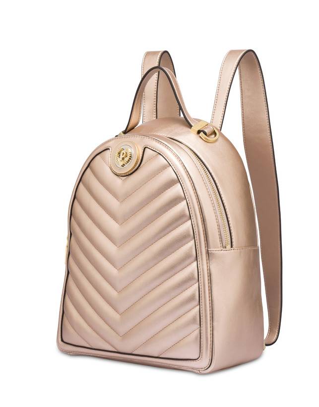 Pollini Zaino Matelassé Sunbeam Rose Gold Sottocosto
