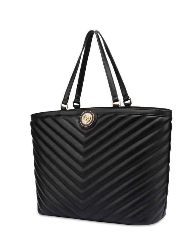 Pollini Tote Bag Matelassé Sunbeam Nero Novità