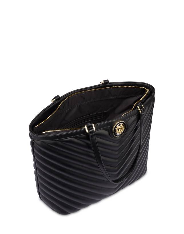 Pollini Tote Bag Matelassé Sunbeam Nero Novità