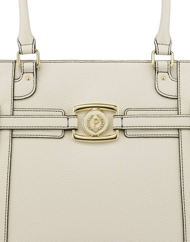 Pollini Tote Bag Incontri Avorio Outlet
