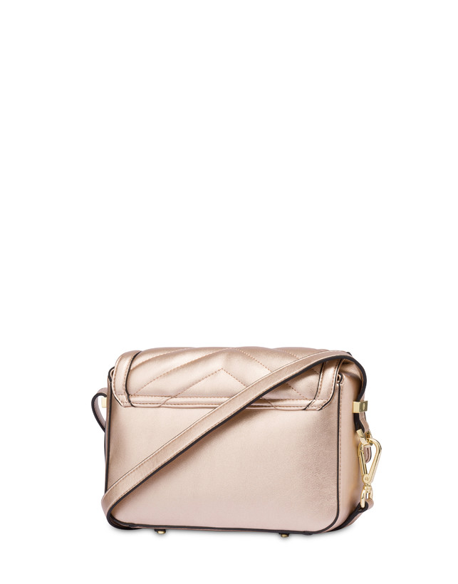 Pollini Borsa A Tracolla Matelassé Sunbeam Rose Gold Saldi