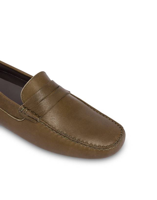 Pollini Mocassini In Nappa Eazy Militare Convenienza