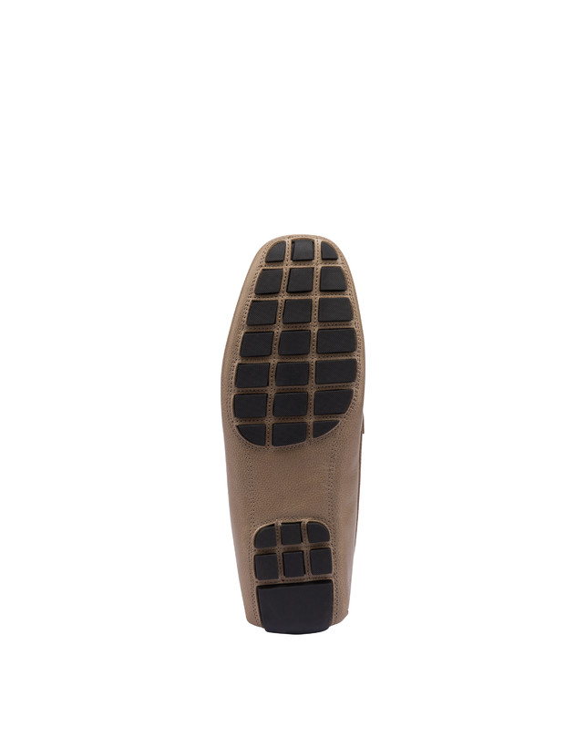 Pollini Mocassini Driver In Vitello Eazy Taupe Offerta