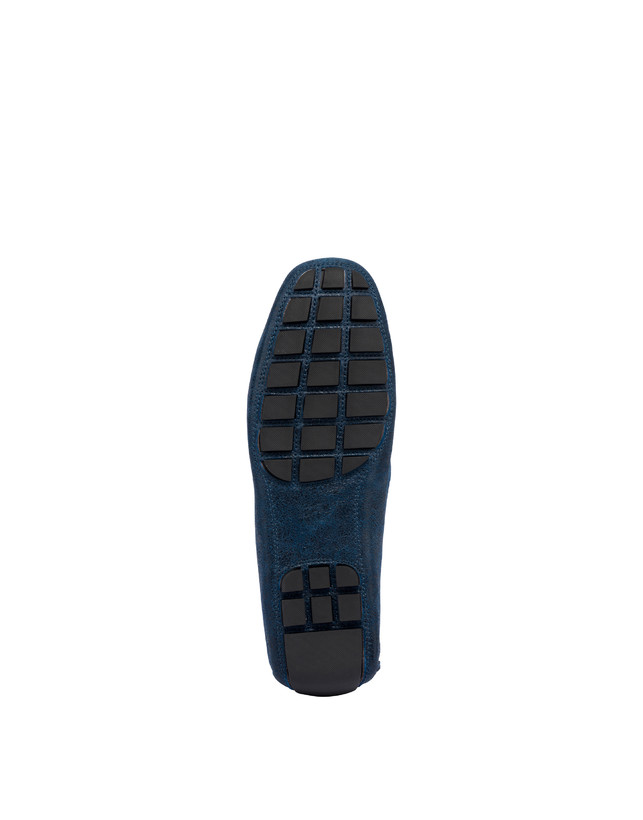 Pollini Mocassini Con Morsetto In Pelle Eazy Blu Grande vendita