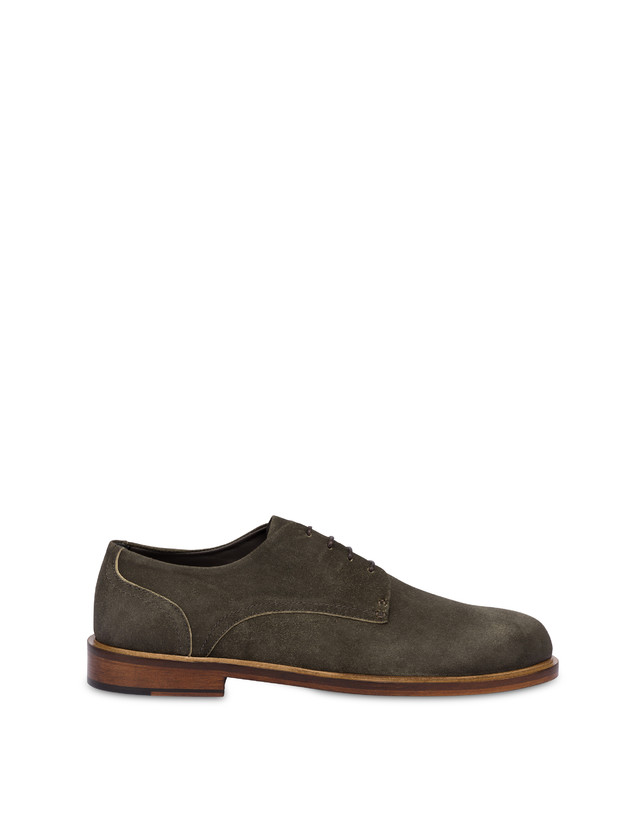 Pollini Derby In Scamosciato Classic Grafite