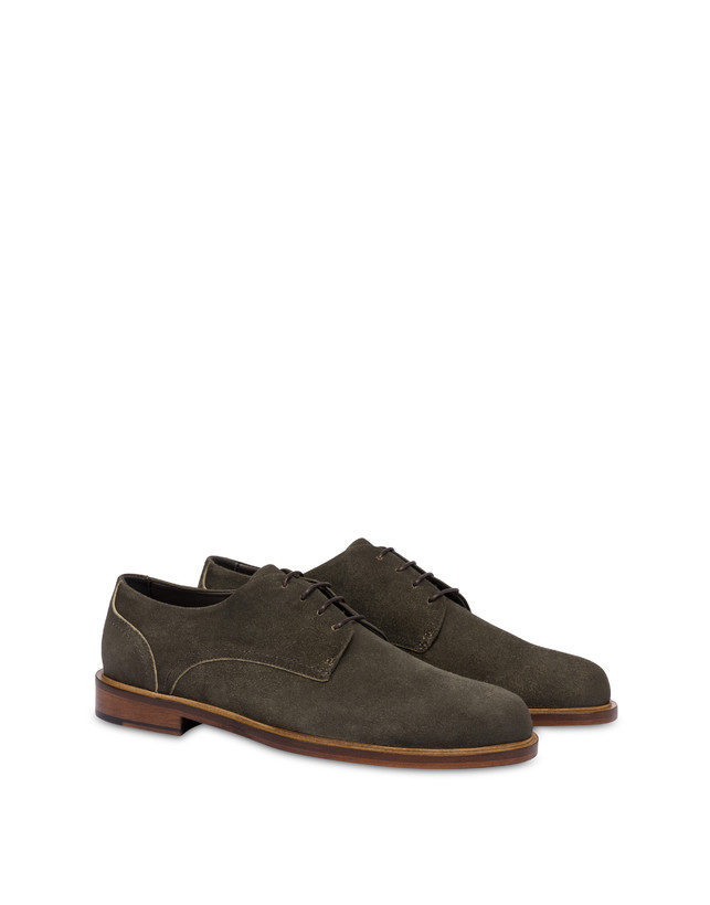 Pollini Derby In Scamosciato Classic Grafite Saldi