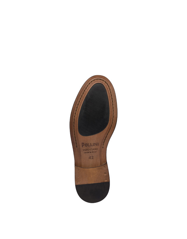 Pollini Monk Strap In Vitello 1920 Nero Saldi Di Fabbrica