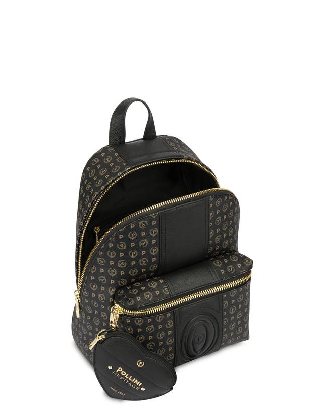 Pollini Zaino Heritage 70th Anniversary Nero/nero I Più Venduti