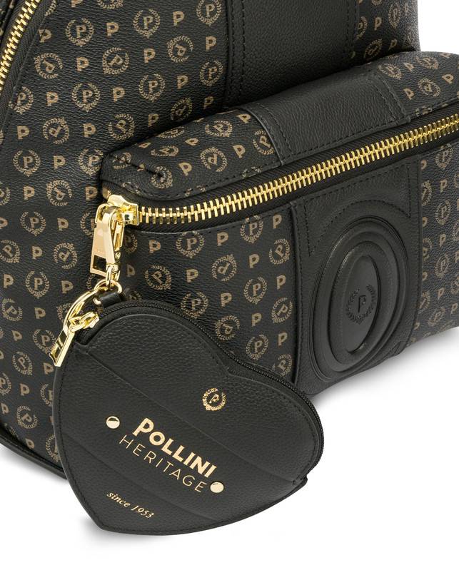 Pollini Zaino Heritage 70th Anniversary Nero/nero I Più Venduti