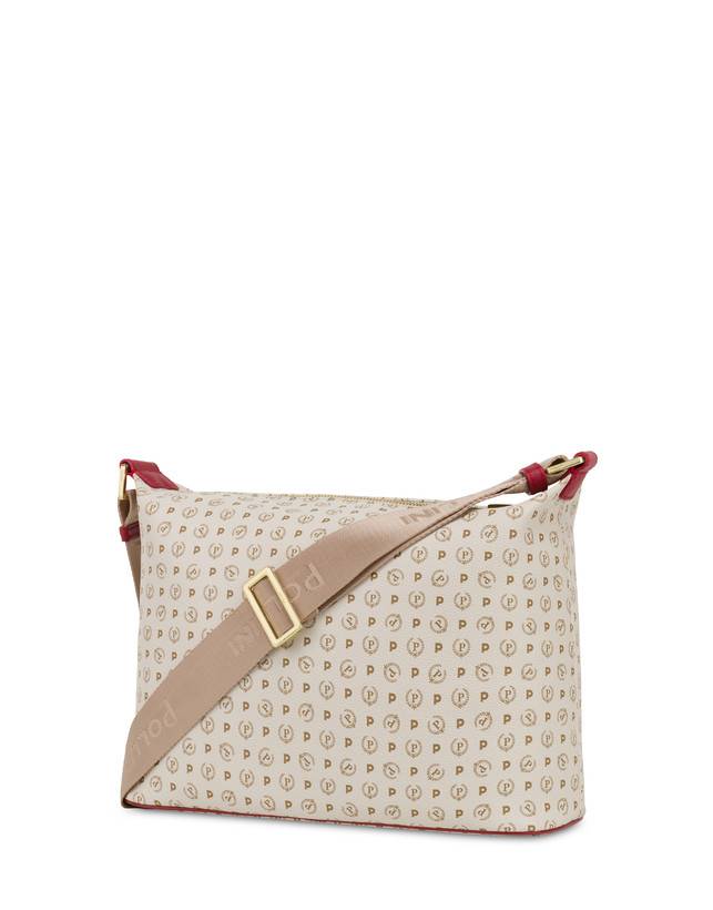 Pollini Borsa Hobo Heritage Logo Classic Avorio/lacca Italia