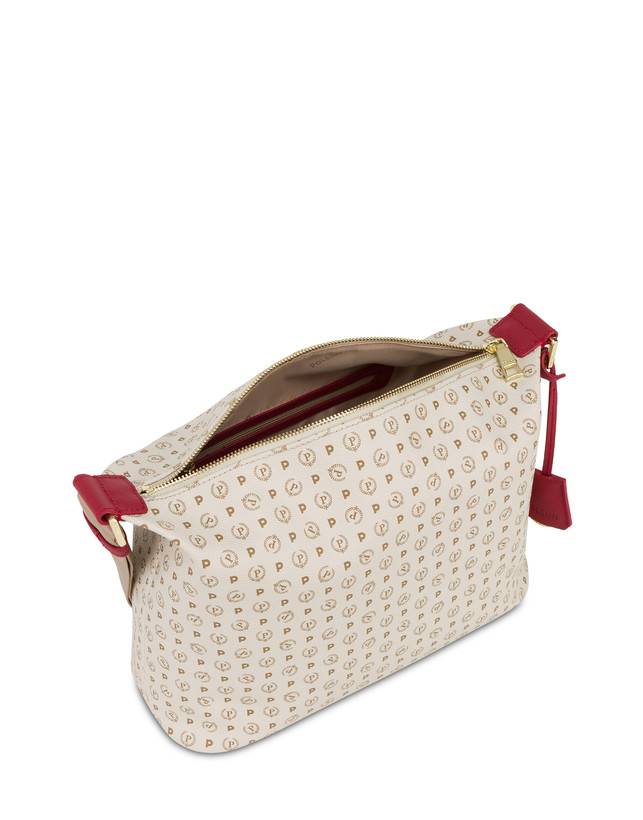 Pollini Borsa Hobo Heritage Logo Classic Avorio/lacca Italia