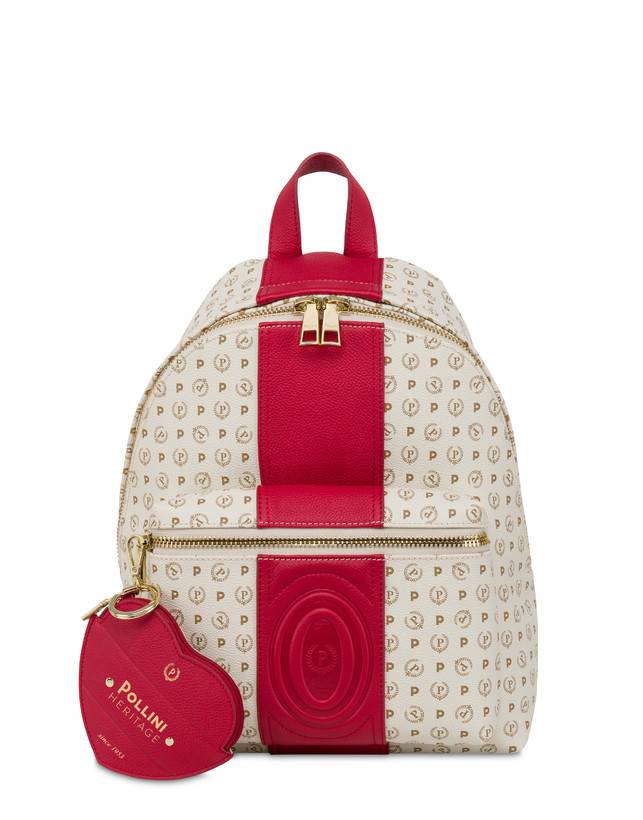 Pollini Zaino Heritage 70th Anniversary Avorio/rosso