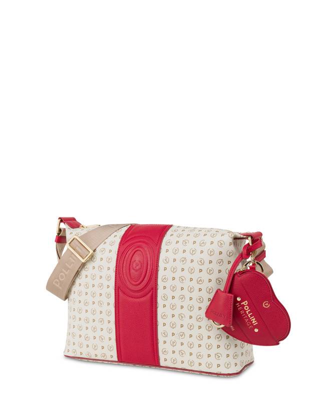 Pollini Borsa A Spalla Heritage 70th Anniversary Avorio/rosso Qualità